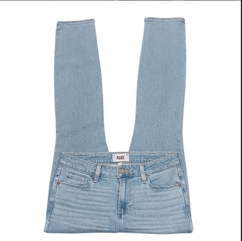 PAIGE Skyline Ankle Peg Jean Destructed - Picture 3 of 9